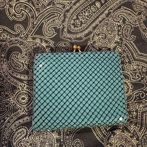 Vintage metal Whiting & Davis wallet